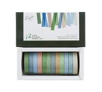 YUBBAEX Washi Tape - Cinta para álbumes de recortes en colores pastel para diario de viñetas, bricolaje, manualidades decorativas, envoltura de regalos, álbumes de recortes (8 mm de ancho)