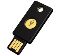 Yubico - Security Key NFC - Color Negro - Llave de Seguridad para el Sistema de autenticación de Dos factores (2FA), conexión Mediante USB-A o NFC, certificación FIDO U2F/FIDO2
