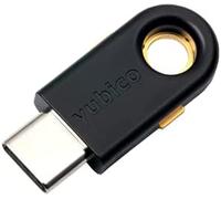 Yubico Llave de seguridad YubiKey 5C – Autenticación de dos factores USB-C Negro