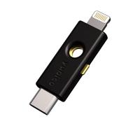 Yubico YubiKey 5Ci - Llave de seguridad, dos factores de autentificación, para iPhone/Android/ordenador, conectores dobles para Lighting/USB-C, protege las cuentas en línea con más que una contraseña