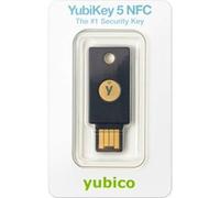 YubiKey 5 NFC, Llave de seguridad negro/Dorado