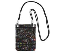 YUBVCF Funda cruzada para teléfono con estampado de fórmula matemática, se adapta a todos los teléfonos celulares, uso para correr, caminar, ciclismo, Black, Talla única