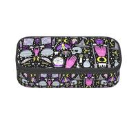 YUBVCF Magic Witch - Estuche organizador de lápices con diseño bohemio para estudiantes, niños y niñas, gran capacidad, multiranura, duradero, estuche para bolígrafos, Black, Talla única, Organizador