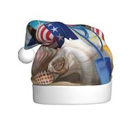 YUBVCF Sea To Shining Sea Patriotic Printing Promotion Merry Christmas, sombrero de cubo temático, lindas gorras de sol para adultos actuaciones escénicas