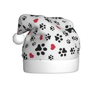 YUBVCF Sombrero de cubo con diseño de pata de gato, diseño de huellas de cachorro, promoción de Feliz Navidad, lindas gorras de sol para actuaciones escénicas de adultos
