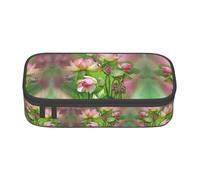 YUBVCF Spirit of The Lotus - Estuche organizador para estudiantes, niños y niñas, gran capacidad, multiranura, duradero, Black, Talla única, Organizador de bolsas