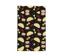 YUBVCF Toallas de cocina de tejido gofre con estampado de fiesta de martes, paños de cocina de 16 x 26 pulgadas, súper absorbentes para limpiar