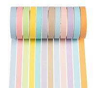 YUBX Flaco Washi Tape Set Arco Iris Masking Tape Cinta adhesiva decorativa para Scrapbooking Artesanía de Bricolaje 8MM de ancho (Rainbow Small)