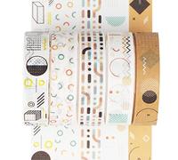 YUBX Flaco Washi Tape Set cinta adhesiva decorativa Washi Glitter Adhesivo 10MM De ancho (POP)