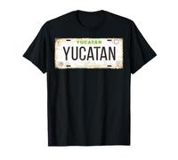 Yucatán México License Plate Mexican Travel Vacation Beach Camiseta