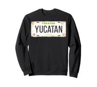 Yucatán México License Plate Mexican Travel Vacation Beach Sudadera