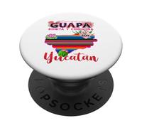 Yucatán México Souvenir Mexicana Guapa Bonita Chingona PopSockets PopGrip Adhesivo