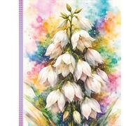 Yucca Floral Composition Notebook: Beautiful Floral Yucca | College Ruled Lined Journal for Teen Girls, Students and Women | Cute Cottagecore School Supplies (110 Pages, 7.5" x 9.25")