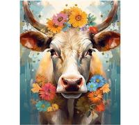 YUCCAORCHID Pintura por Números para Adultos, 40 x 50 cm Acrílica Pintura por Números para Niños Adultos Principiantes Pintura con 3 Pinceles Acuarela Paint by Number Niños Painting by Number Kit