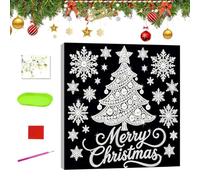 yuchdzexu Kits de arte de perlas para adultos, diseño de gemas de Navidad | Pintura artística para fiestas, cumpleaños, hogar, sala de estar, dormitorio, principiante, adulto