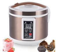 YUCHENGTECH 6L Fermentador de Ajo Negro Automático Fermentador Ajo Negro Inteligente para Ajo, Natto, Yogur, Kimchi con Control de Tiempo y Temperatura/Control de Secado Independiente