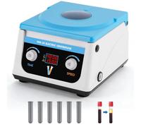 YUCHENGTECH Centrífuga de Laboratorio de Sobremesa Baja Velocidad con Pantalla LCD Digital 4000 rpm 6x15ml Timer 0-99 min Fuerza 1878xg para Tubos de Ensayo 5/7/10ml