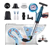 YUCHENGTECH Desatascador de Tuberias con Aire Comprimido Bomba Desatascador de Inodoro Profesional Desatascador WC a Presión para Desatascar del Inodoro/Lavabo/Bañera/Piso