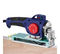 YUCHENGTECH Encoladora de Cantos Manual Portátil Encoladora de Cantos Termofusible 50-300℃ Temperatura Ajustable para 0-60 mm Cinta Tapacantos Adhesiva Termofusible