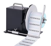 YUCHENGTECH Rebobinador de Etiquetas Automático Diámetro 185mm Rebobinadora Rtiquetas Bidireccional Núcleo Ajustable de 1-3 Pulgadas Enrollador Etiquetas 0-8 pulgadas/s Velocidad Ajustable