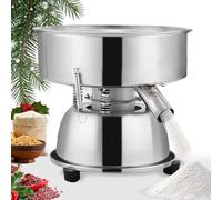 YUCHENGTECH Tamizador de Harina Electrica Tamiz Vibratorio Automatico Tamiz Eléctrico de Acero Inoxidable para Tamizar Harina/Cacao en Polvo 1150r/min 50W [Host, Sin Tamiz]