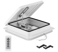 YUCHENGTECH Ventilador de Ventilación de Techo para Caravana 14" Ventilador para Caravanas 12V Ventilador de Techo con RV con Control Remoto, Bajo Ruido,Impermeable para RV Caravana Remolque