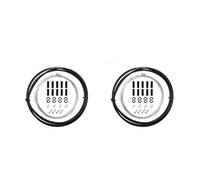 YUCHUANGYE Cable Freno Bicicleta Juego de Cables Freno universales for Bicicleta montaña, Carretera y Plegable, 1/2 Piezas, Juego Tubos Cambio for, Cable Interior con(Style E 2pcs)