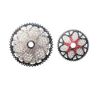 YUCHUANGYE PiñOn Bicicleta Cassette de Bicicleta montaña 8, 9, 10, 11 y 12 velocidades, Rueda Dentada Libre for MTB, 40T, 42T, 46T, 50T, 52T(9 Speed 11-50T)