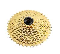 YUCHUANGYE PiñOn Bicicleta Cassette Dorado de 10 velocidades for Bicicleta montaña MTB, s, 11-36T/42T, Rueda Libre Dorada, Volante inercia for(10S 11-42T Gold)