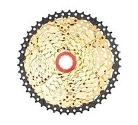 YUCHUANGYE PiñOn Bicicleta Rueda Libre for Bicicleta de montaña, 8, 9, 10, 11 velocidades, 40, 42, 46 y 50 T, Accesorios for Cassette Ciclismo(9Speed 11-46T Gold)