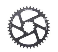 YUCHUANGYE Platos para Bicicletas Plato 30T/32T/34T/36T/38T MTB Corona Compensada 0mm/3mm/6mm Rueda Dentada de Bicicleta Platos para Bicicletas(3 Degree 38T)