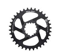 YUCHUANGYE Platos para Bicicletas Plato 30T/32T/34T/36T/38T MTB Corona Compensada 0mm/3mm/6mm Rueda Dentada de Bicicleta Platos para Bicicletas(6 Degree 34T)
