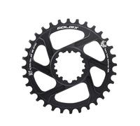 YUCHUANGYE Platos para Bicicletas Plato 30T/32T/34T/36T/38T MTB Corona Compensada 0mm/3mm/6mm Rueda Dentada de Bicicleta Platos para Bicicletas(6 Degree 32T)