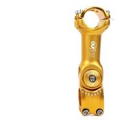 YUCHUANGYE Potencia Bicicleta Carretera Potencia de MTB Ajustable 0 a 60 Grados, Potencia Ajuste 25,4/31,8 mm, Elevador Manillar Bicicleta 90 a 130, Piezas Coloridas(31.8x120mm Gold)