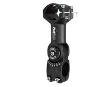 YUCHUANGYE Potencia Bicicleta Carretera Potencia de MTB Ajustable 0 a 60 Grados, Potencia Ajuste 25,4/31,8 mm, Elevador Manillar Bicicleta 90 a 130, Piezas Coloridas(31.8x110mm Black)