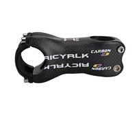 YUCHUANGYE Potencia Bicicleta Carretera Tallo de Elevador Carbono Completo MTB Bicicleta Carretera 31.8mm ángulo 6/17(Matte17degrees100mm)