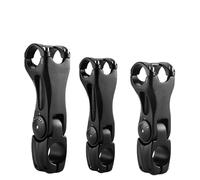YUCHUANGYE Potencia Bicicleta Carretera Vástago de Manillar Bicicleta MTB, Elevador ángulo Ajustable 60 Grados, Montaje 31,8mm, Adaptador vástago Variable Horquilla Delantera(31.8x110mm)