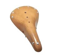 YUCHUANGYE Sillin Bicicleta Carretera Asiento de Bicicleta Hecho Piel Vaca Sillines Retro a Mano Ciclismo cómodo(Orange)