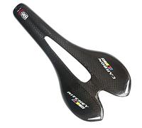 YUCHUANGYE Sillin Bicicleta Carretera Sada de Carbono Full Carbon Bicycle VTT Seat Reach Bike Saddle for Hombres Sans Asiento Ciclismo Bicicleta Repuesto par(3K Glossy)