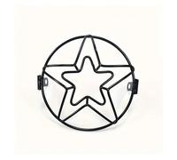 YUCHUJCGSS Moto Cubierta Protección Faros Protector Universal Negro Para Faros Delanteros De Motocicleta Cubierta Protectora Para Retro Cafe Racer(D)