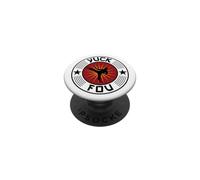 Yuck FOU Emblema Redondo de Patada Alta de Artes Marciales PopSockets PopGrip Adhesivo