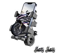 YUCNAXZ Soporte Móvil Moto Antivibración para Generic Urano 275/Vendetta 50/Vertigo 50/Worx 125/150, Soporte Smartphone Impermeable con Rotación 360°, Porta Móvil para Manillar