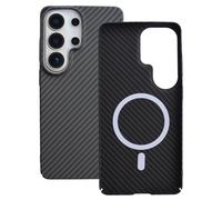 YUCSYUE Galaxy S26 Ultra Funda de carbono con imán, funda para Samsung S26 Ultra Case Ultra Slim Hybrid PC Carcasa para Samsung Galaxy S26 Ultra 5G Fundas Resistente a los golpes (Negro)