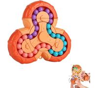 YUDANSI Juguete Giratorio de Cubo de Dedo, Juguete de Rompecabezas Giratorio de Frijoles mágicos,Cubo mágico de Forma Especial, para niños de 3 años Arriba y Adolescentes para Festival, cumpleaños