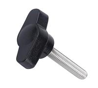 Yudesun Ferretería Accesorios Sujeción Manija Perilla de Ala - M4 M5 M6 Plástico Cabeza Forma de T Ajustable Empuñadura Macho Rosca Tornillo de Mariposa 4-6Pcs