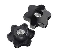 Yudesun Ferretería Estrella Cabeza Sujeción Perillas Manija - M6 M8 M10 M12 M14 M16 Plástico Cabeza Estrella Forma Sujeción Tuercas Perilla Mango Rosca Hembra