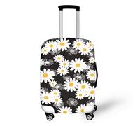 YUDINGFIN Funda para maleta, fundas de equipaje con cremalleras, antiarañazos, rendimiento elástico en uso a largo plazo, fundas de equipaje para aeropuerto y exteriores, margarita, S-18-21 Inch