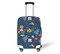 YUDINGFIN Funda para maleta, fundas de equipaje con cremalleras, antiarañazos, rendimiento elástico en uso a largo plazo, fundas de equipaje de aeropuerto, Plantas tropicales, S-18-21 Inch