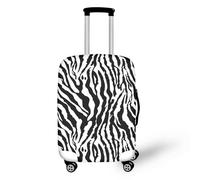 YUDINGFIN Funda para maleta, fundas de equipaje con cremalleras, antiarañazos, rendimiento elástico en uso a largo plazo, fundas de equipaje para aeropuerto y exteriores, Patrón de cebra, S-18-21 Inch