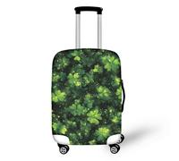YUDINGFIN Funda para maleta, fundas de equipaje con cremalleras, antiarañazos, rendimiento elástico en uso a largo plazo, fundas de equipaje para aeropuerto y exteriores, Cuatro hojas, S-18-21 Inch